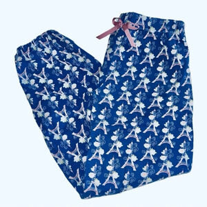 Small Shop Boutique Blue Cotton Paris Pjs Pants
Sz 12/14